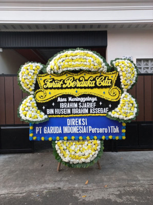 Papan Bunga Duka di Rungan Hulu